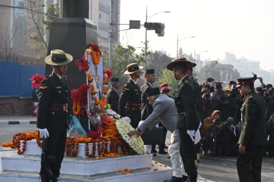 राष्ट्रपतिद्वारा राष्ट्रनिर्माताप्रति सम्मान       